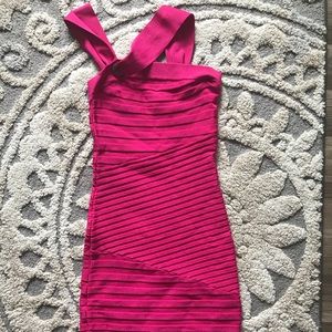 Guess bright pink dress